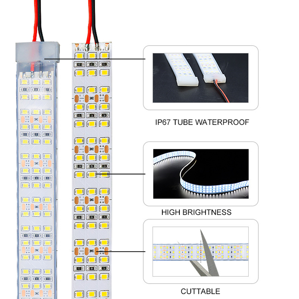 5m High Brightness SMD2835 Thr - Outdoor Power Strip Weatherproof ulasan dan harga