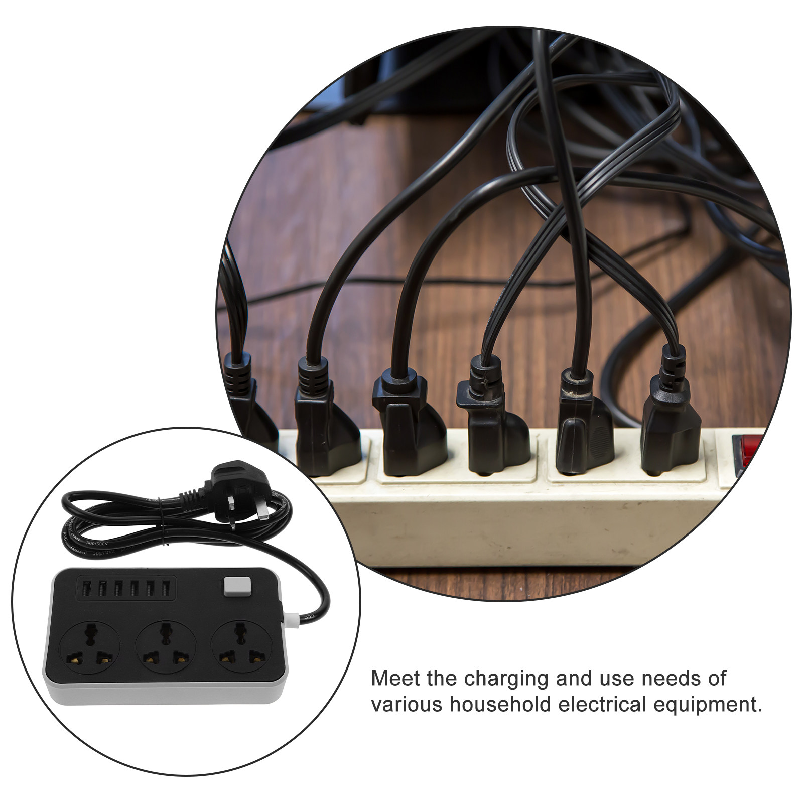 Travel Power Strip USB Port Ve - Outdoor Use Power Strip ulasan dan harga