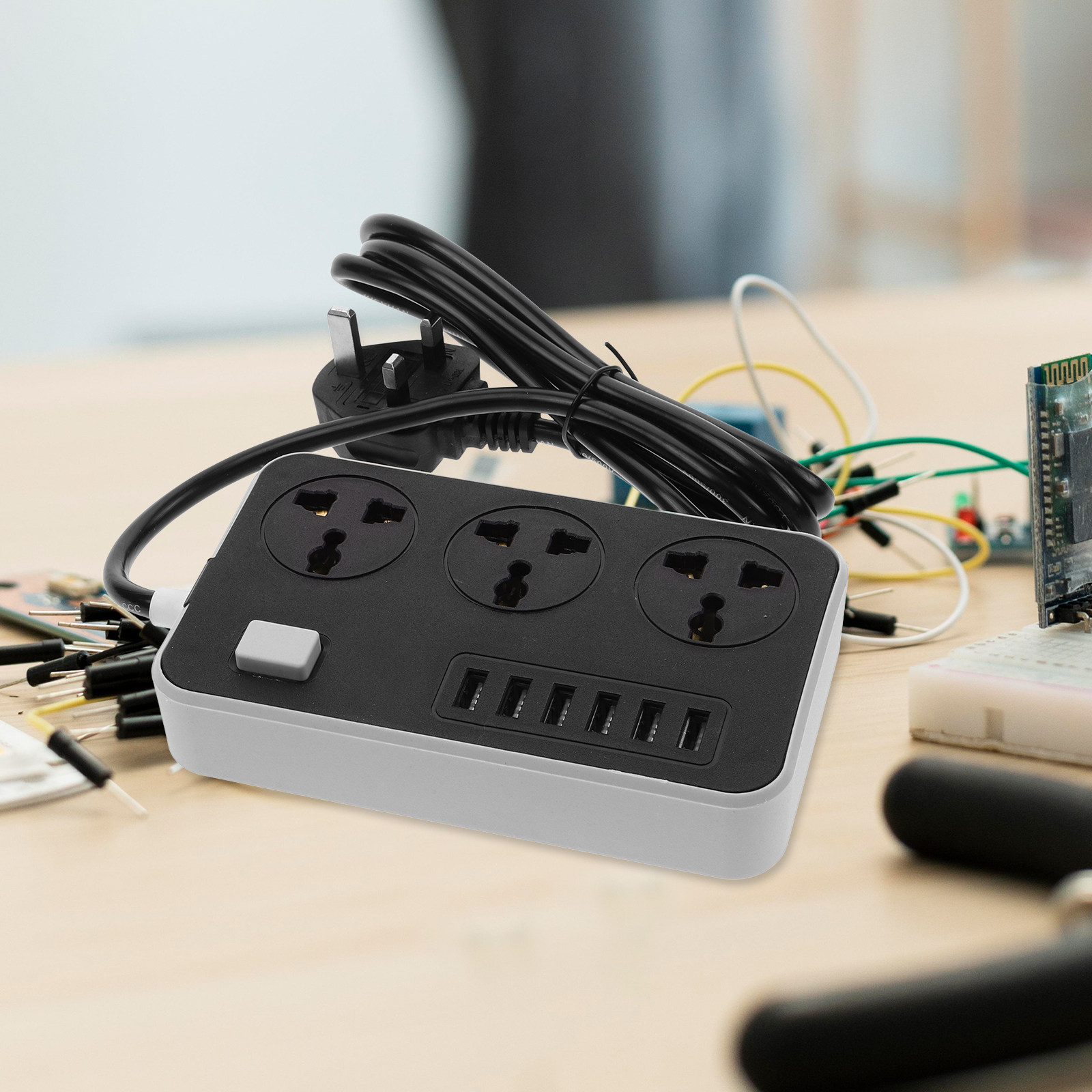 Travel Power Strip USB Port Ve - Outdoor Use Power Strip ulasan dan harga