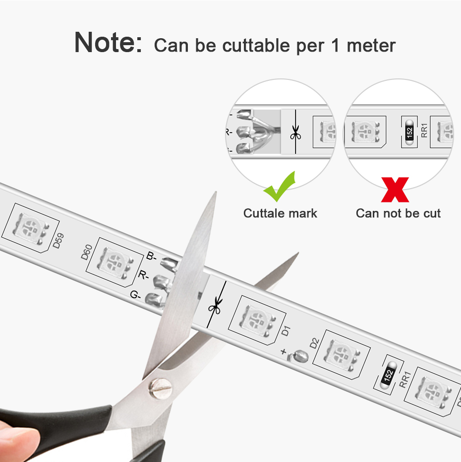 1m-50m 220V RGB LED Strip 5050 - Outdoor Power Strip Weatherproof ulasan dan harga